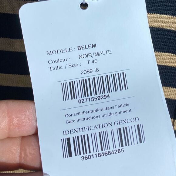 NWT Belem -‎ Saint James Stripe Blazer Sz 38, 40 - Picture 10 of 12